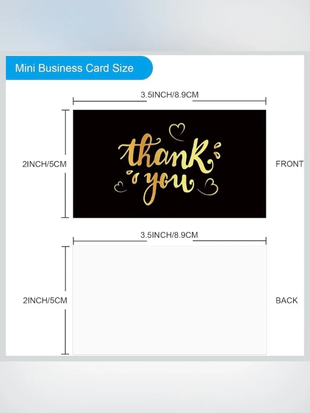 30 Gold Foil Thank You Cards | 6 Elegant Designs | Small Business Packaging